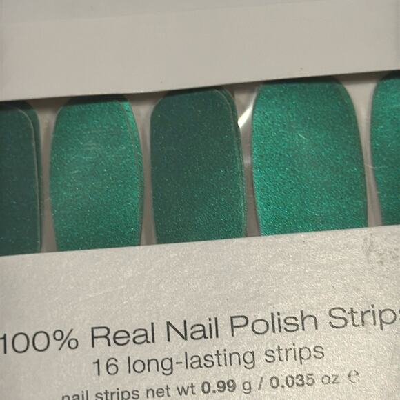 NWT Color Street "Holy Teal-edo" Retired Shimmery Teal Nail Strips - Picture 1 of 4